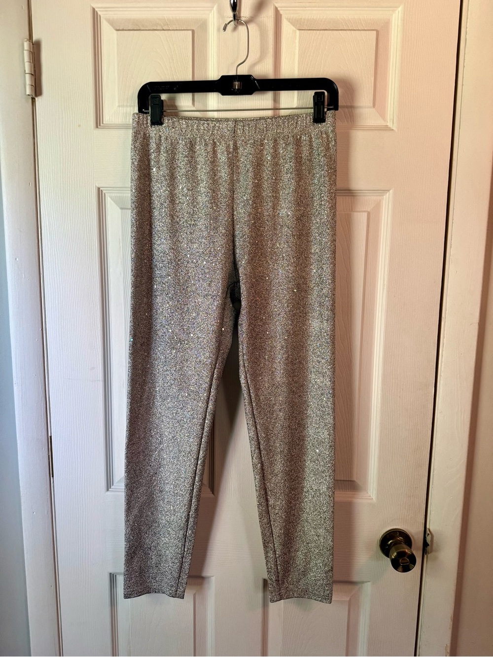 Silver Sparkle Leggings